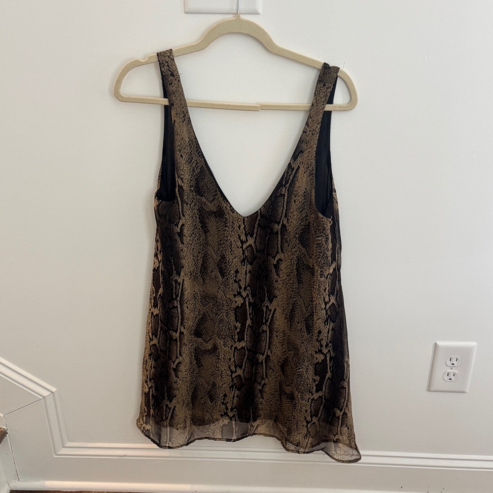 Show Me Your MuMu Snake Print Tunic Top